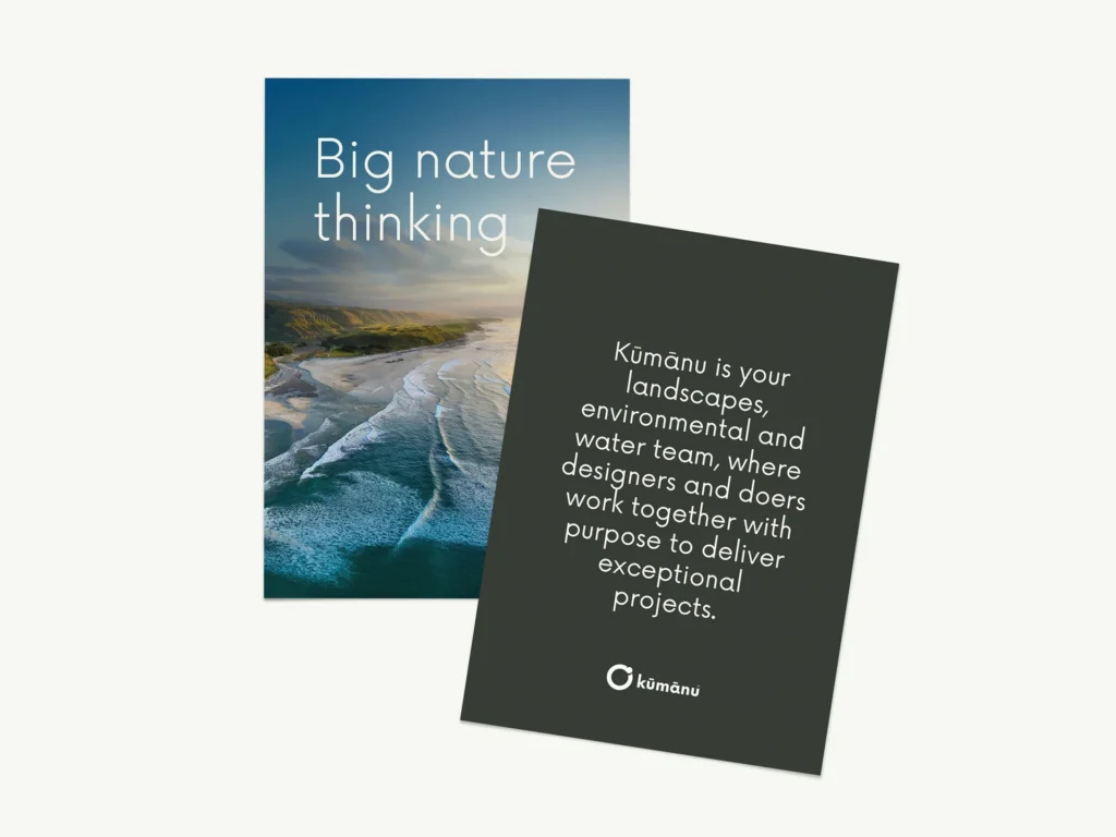 Nature-focused design and collaboration concept.