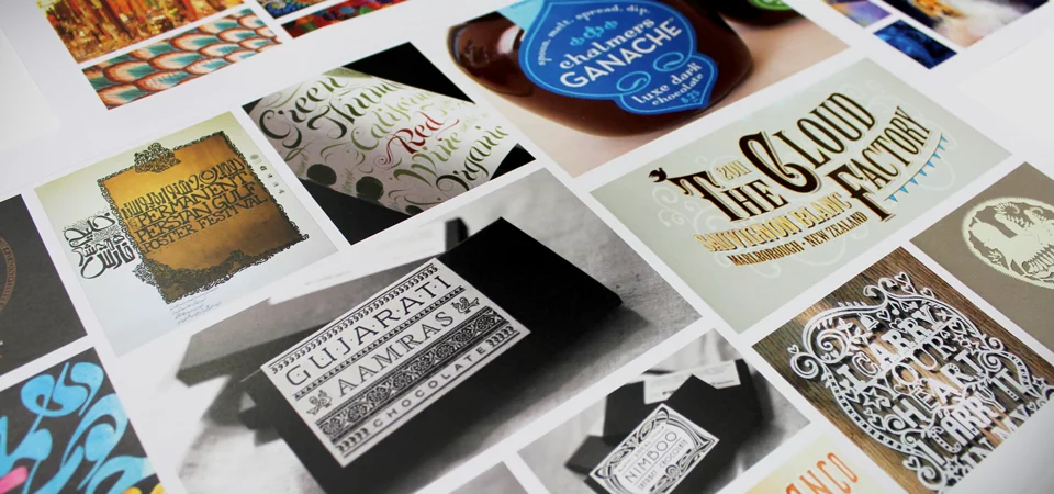 Nelson Arts Festival 2013 Eastern artwork exploration mood board. Typography exploration, an extension of the Eastern theme.