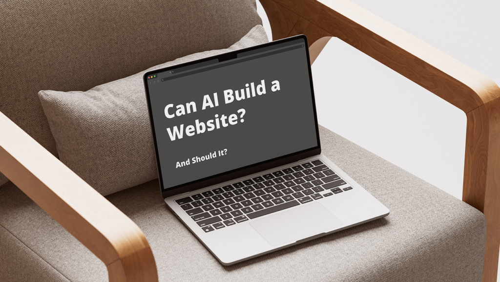 Laptop on chair with website question