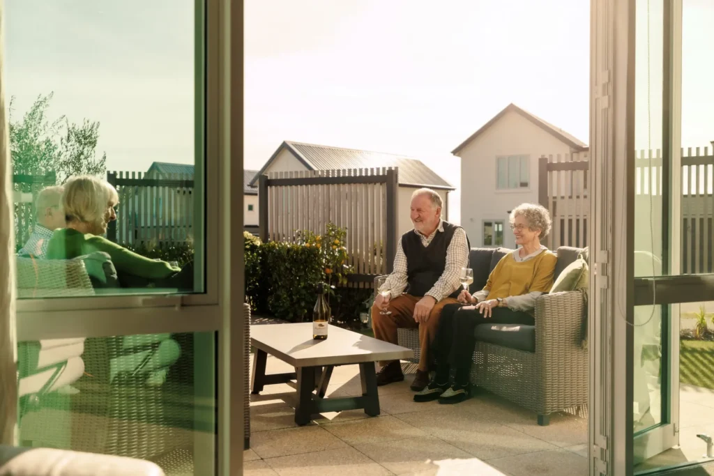 How emotion drives long-term marketing success four seniors enjoying time together outdoors.