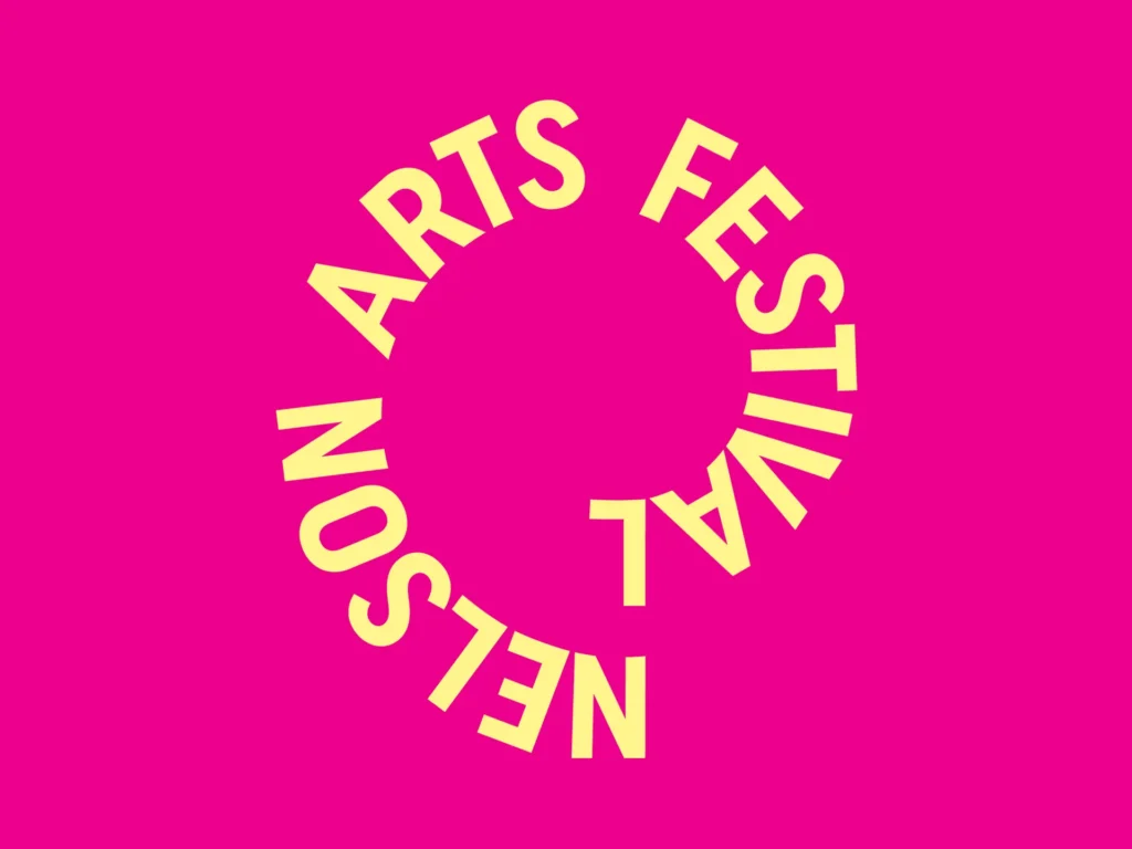 Nelson Arts Festival 2026 logo and new brand colours